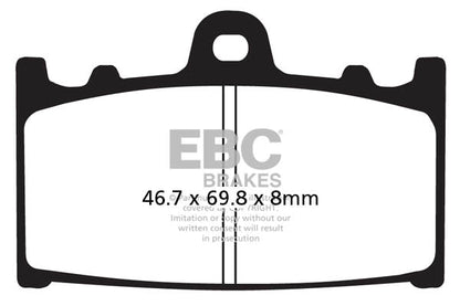 Brake Pads - FA158 Organic - EBC - Riders Junction