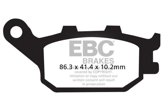 Brake Pads - FA174V Semi Sintered - EBC-REAR - Riders Junction