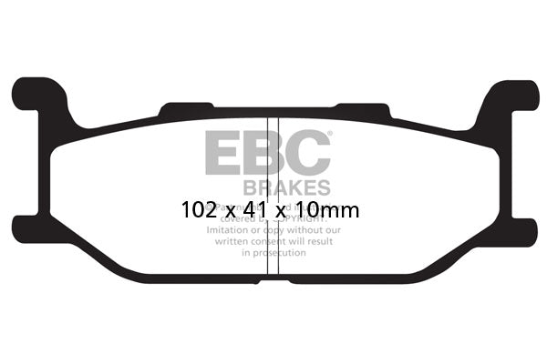 Brake Pads - FA179HH Fully Sintered - EBC - Riders Junction