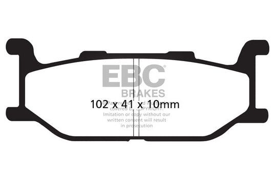 Brake Pads - FA179HH Fully Sintered - EBC - Riders Junction