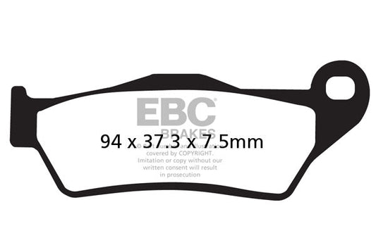 Brake Pads - FA181TT Carbon - EBC Front - Riders Junction