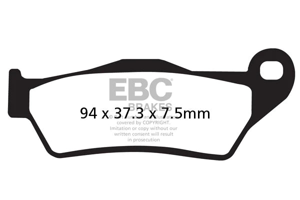 Brake Pads - FA181V Semi Sintered - EBC (Front)