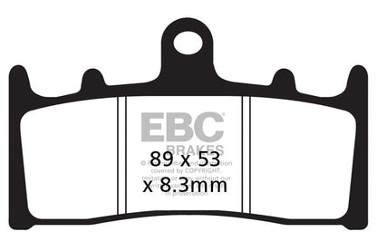 Brake Pads - FA188HH Fully Sintered - EBC Front - Riders Junction