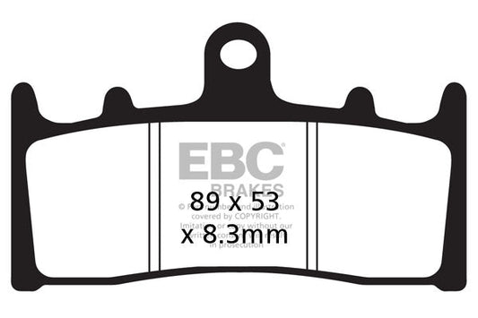 Brake Pads - FA188HH Fully Sintered - EBC Front - Riders Junction