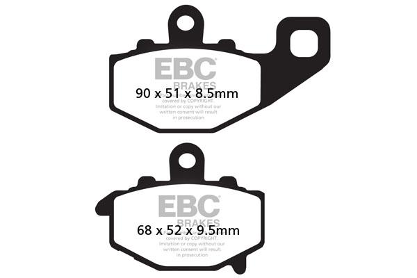 EBC Brake Pad - Organic (Rear) - FA192 - Riders Junction
