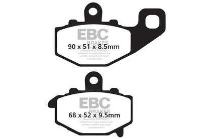 EBC Brake Pad - Organic (Rear) - FA192 - Riders Junction
