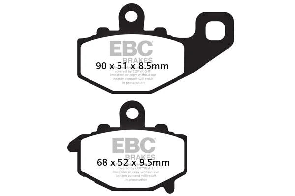 Brake Pads - FA192V Semi Sintered - EBC (Rear)