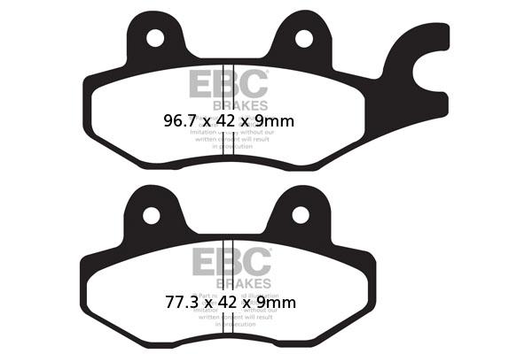 Brake Pads - FA197 Organic - EBC - Riders Junction