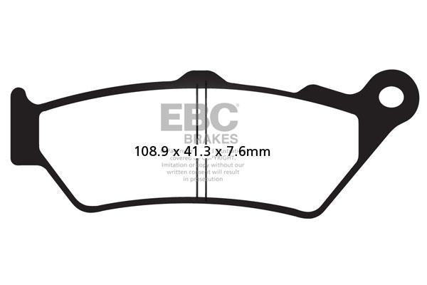 Brake Pads - FA209-2 Organic - EBC - Riders Junction