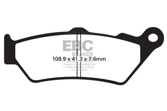 Brake Pads - FA209-2 Organic - EBC - Riders Junction