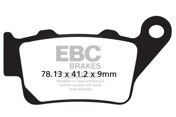 Brake Pads - FA213V Semi Synthetic - EBC - Riders Junction