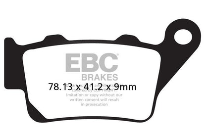 Brake Pads - FA213V Semi Synthetic - EBC - Riders Junction