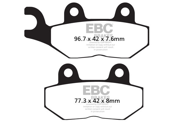Brake Pads - FA214HH Fully Sintered - EBC - Riders Junction