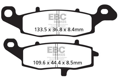 Brake Pads - FA229V Semi Sintered - EBC