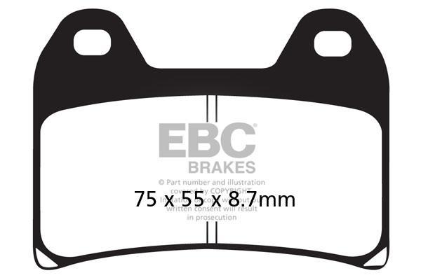 Brake Pads - FA244 Organic - EBC - Riders Junction