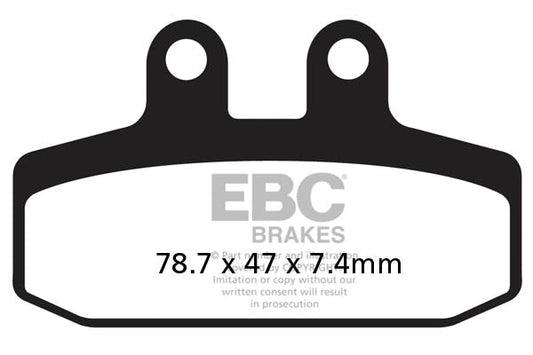 Brake Pads - FA256HH Fully Sintered - EBC - Riders Junction