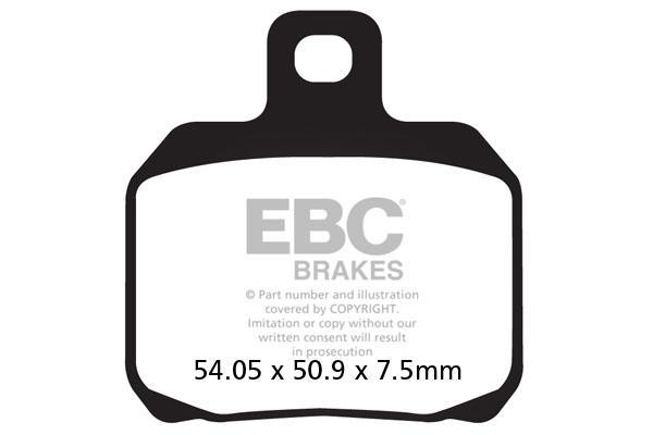 Brake Pads - FA266 Organic - EBC - Riders junction