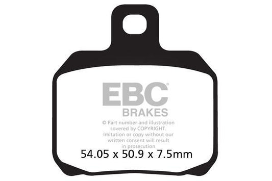 Brake Pads - FA266 Organic - EBC - Riders junction