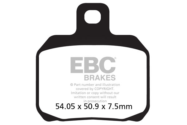 Brake Pads - FA266HH Fully Sintered - EBC - Riders junction