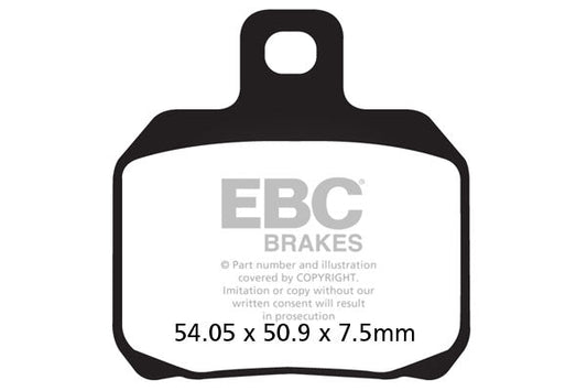 Brake Pads - FA266HH Fully Sintered - EBC - Riders junction