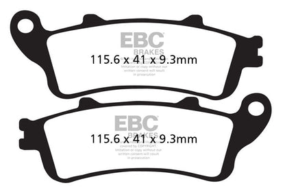 Brake Pads - FA281HH Fully Sintered - EBC - Riders Junction