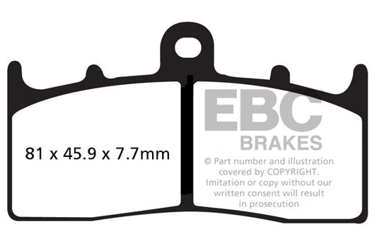 Brake Pads - FA294HH Fully Sintered - EBC - Riders Junction