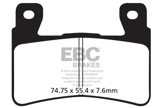 Brake Pads - FA296HH Fully Sintered - EBC - Riders Junction