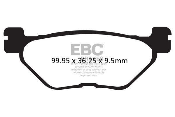 Brake Pads - FA319-2HH Fully Sintered - EBC - Riders Junction