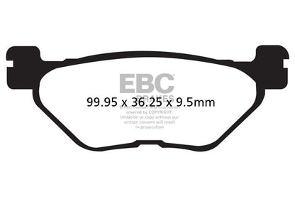 Brake Pads - FA319-2HH Fully Sintered - EBC - Riders Junction
