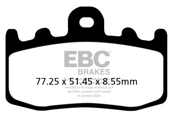Brake Pads - FA335HH Fully Sintered - EBC - Riders Junction