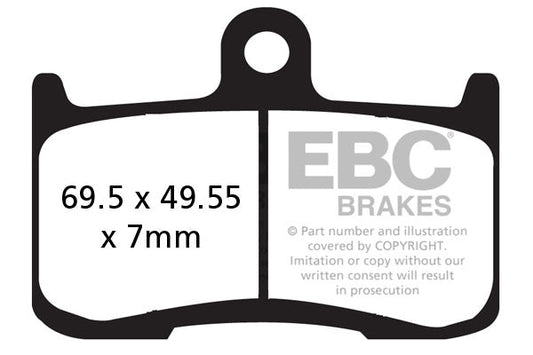 Brake Pads - FA347HH Fully Sintered - EBC- Riders Junction