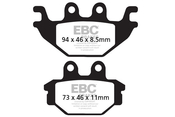 Brake Pads - FA377HH Carbon - EBC - Riders Junction