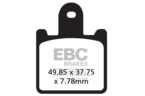 Brake Pads - FA417-4HH Semi Sintered - EBC - Riders Junction