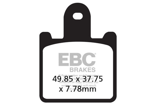 Brake Pads - FA417-4HH Semi Sintered - EBC - Riders Junction