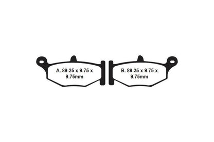 Brake Pads - FA419 Organic - EBC - Riders Junction