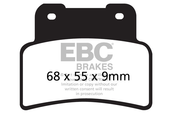 Brake Pads - FA432HH Fully Sintered - EBC - Riders Junction