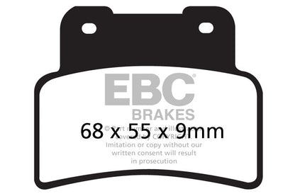 Brake Pads - FA432HH Fully Sintered - EBC - Riders Junction