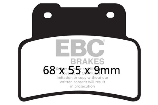 Brake Pads - FA432HH Fully Sintered - EBC - Riders Junction