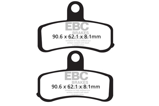 Brake Pads - FA457HH Fully Sintered - EBC - Riders Junction
