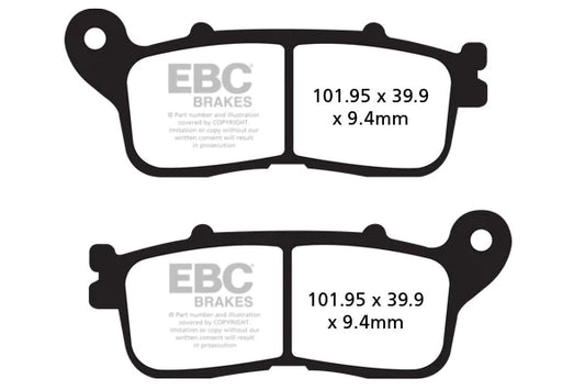 Brake Pads - FA636HH Fully Sintered - EBC (Rear)