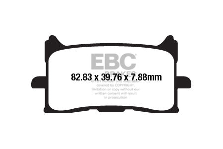 Brake Pads - FA679HH Fully Sintered - EBC-REAR - Riders Junction