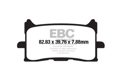 Brake Pads - FA679HH Fully Sintered - EBC-REAR - Riders Junction