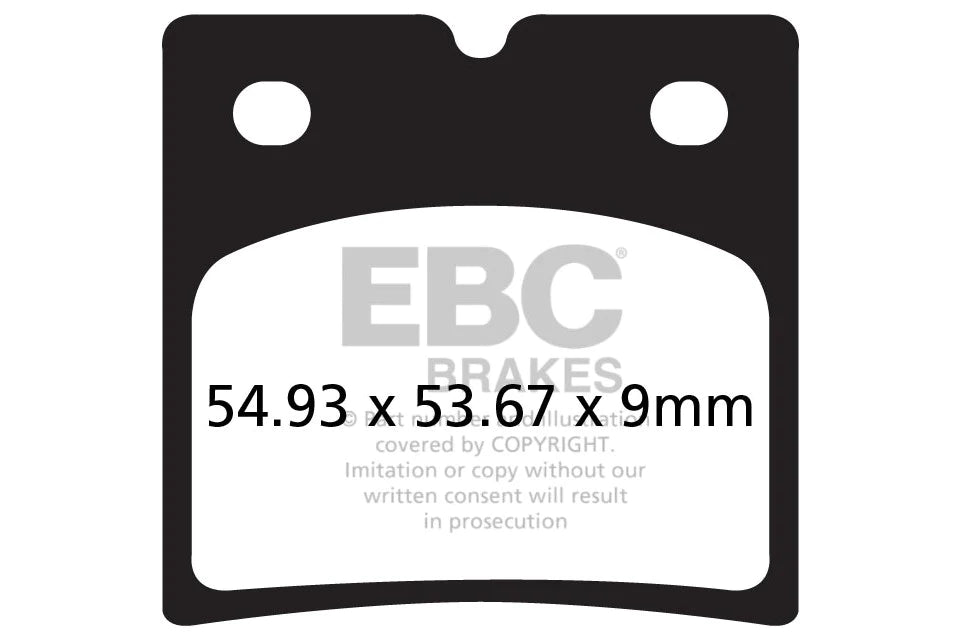 Brake Pads - FA696HH Fully Sintered - EBC
