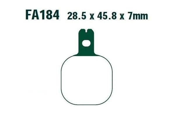 Brake Pads - GPFAX184HH Grand Prix - EBC (1 Set)