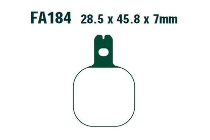 Brake Pads - GPFAX184HH Grand Prix - EBC (1 Set)