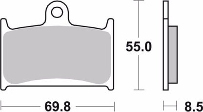 BREMBO FRONT BRAKE PADS 07SU14.LA: Triumph - Riders Junction