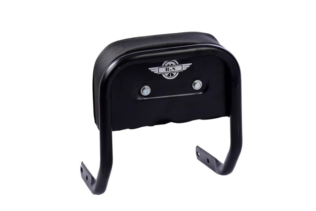 Bullet Backrest In Stainless Steel Black
