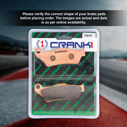 CRANK1 Brake Pad Rear For Ducati Multistrada 1200 V4 (2021 Onwards)-CB181