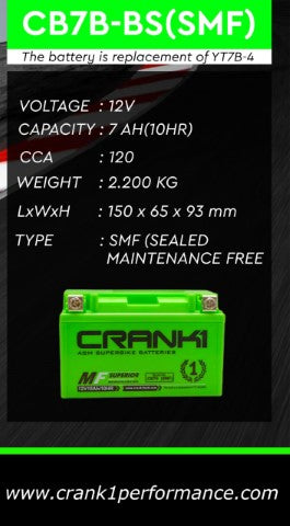 CB7S-BS crank1 battery