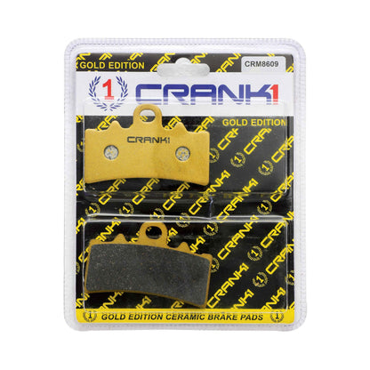 CRANK1 Brake Pad For Front Kawasaki Z800 (2016)-CRM8609 (2 Set)